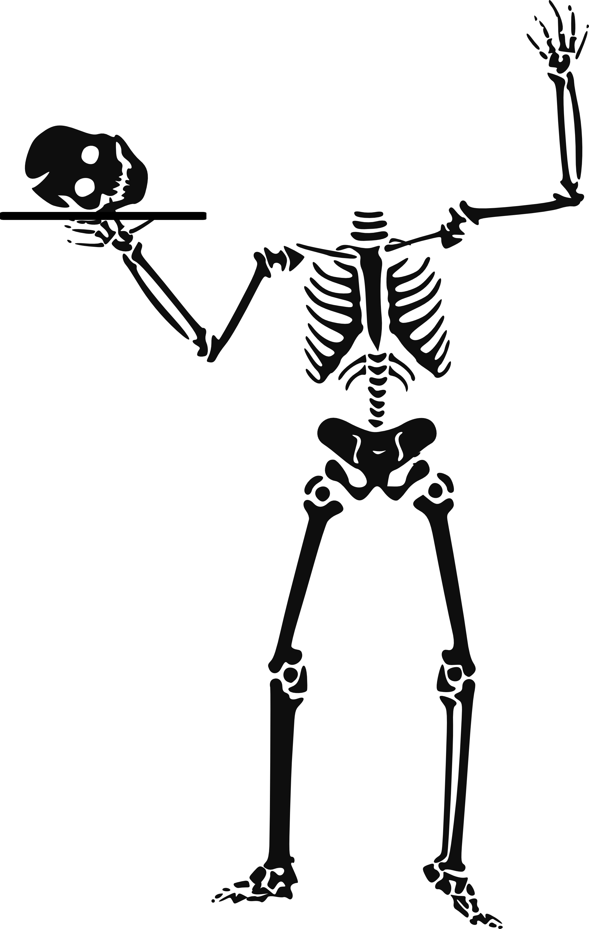 Halloween clipart skeleton