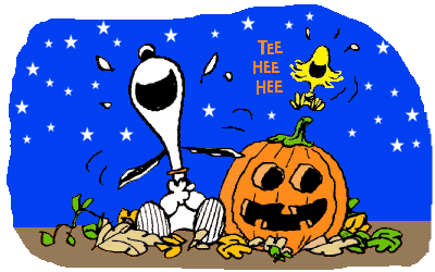 Snoopy happy halloween.