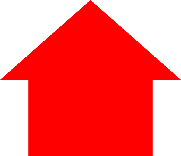 Clipart home red.