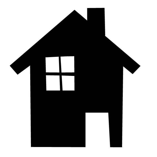 HOUSE SILHOUETTE IMAGE