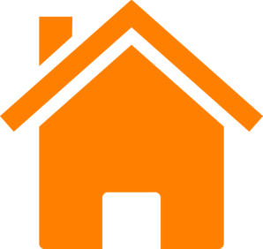 Simple orange house.