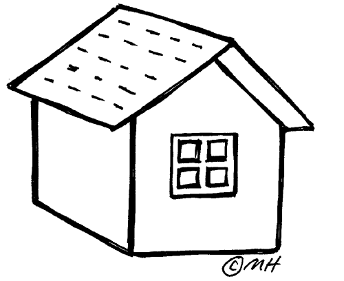 Free Black And White House Clipart, Download Free Clip Art