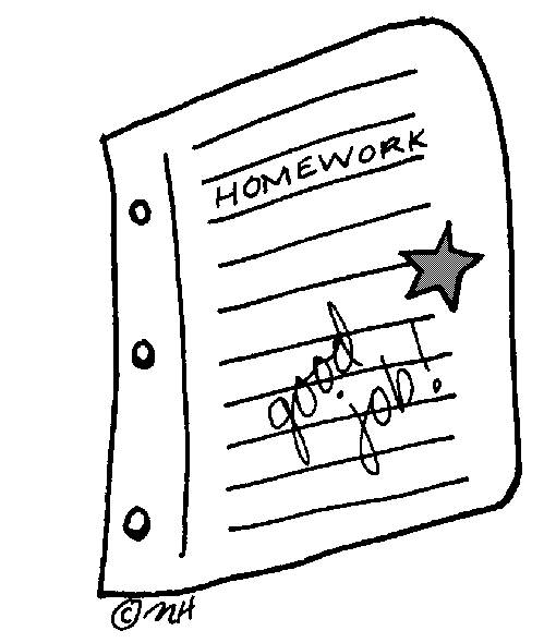 Doing homework homework clip art for kids free clipart