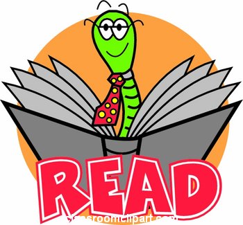 Free Clip Art Children Reading Books