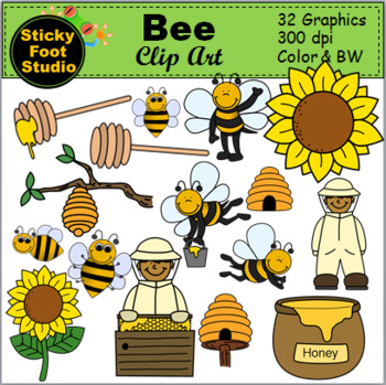 Honey bee clip.