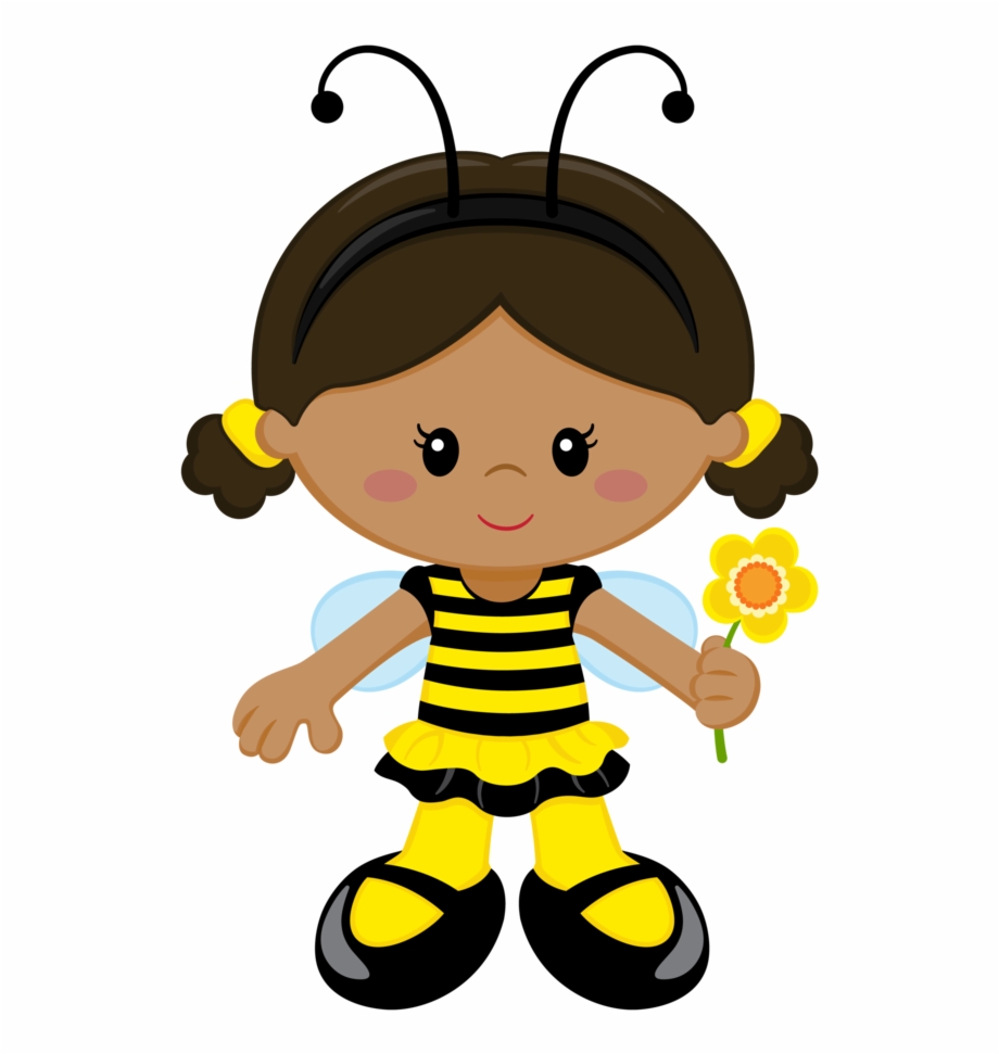 Bumble Bee Girl Clip Art