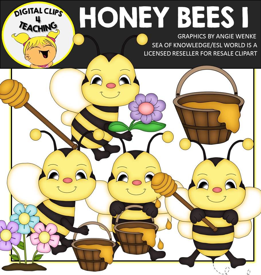 Honey Bees Clipart