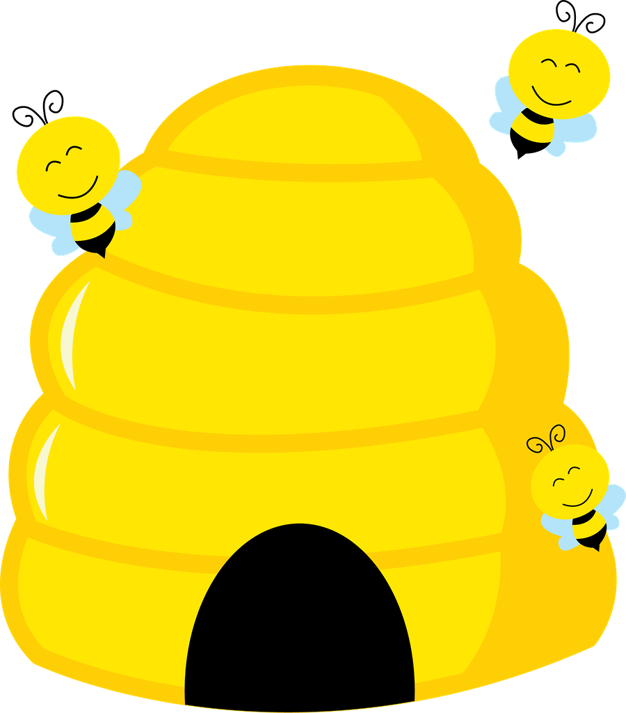 Beehive clipart bugs.