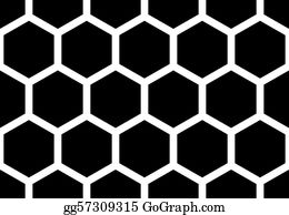 Honeycomb clip art.