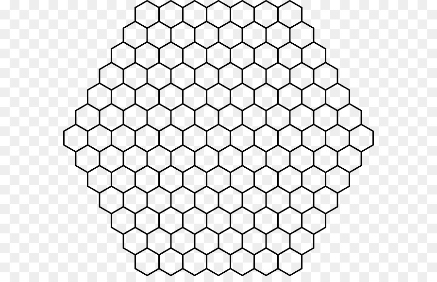 Hexagon background clipart.