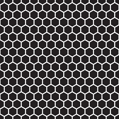 Seamless Honeycomb Pattern Texture Clipart Image