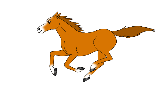 Free animated horse.