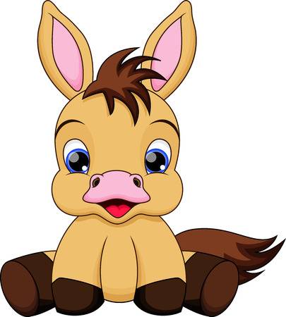 Baby horse clipart