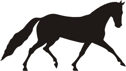 Free Dressage Horse Silhouette, Download Free Clip Art, Free