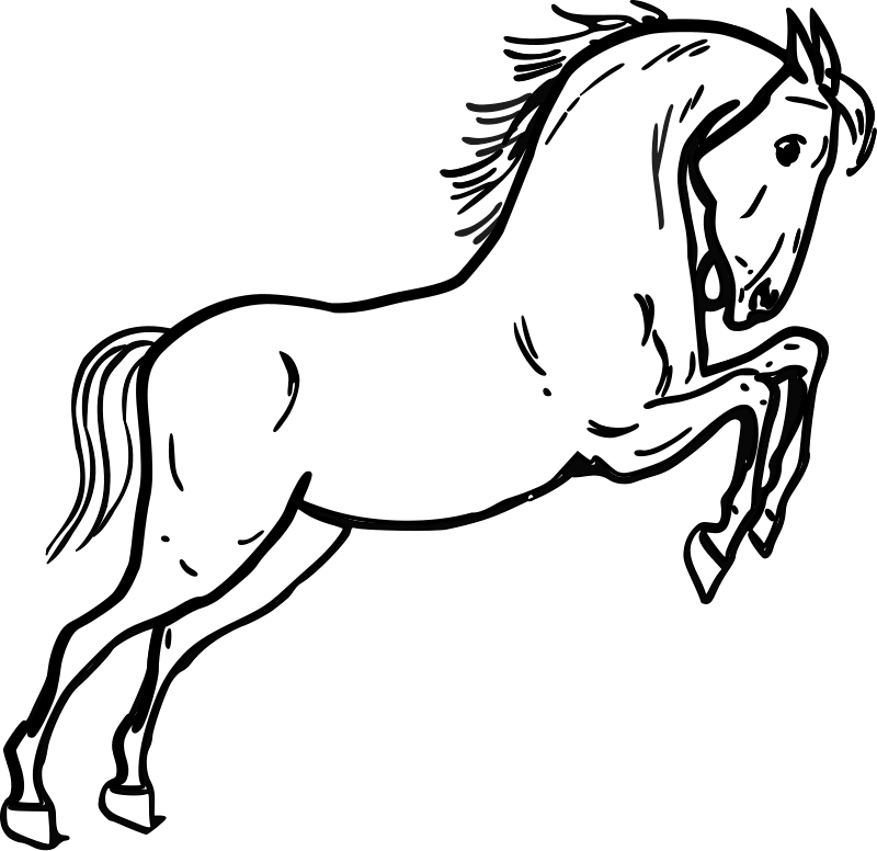 Free Printable Horse Outline, Download Free Clip Art, Free
