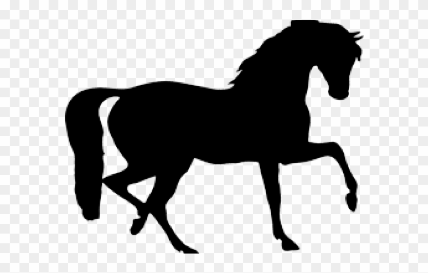 Horse clipart silhouette.