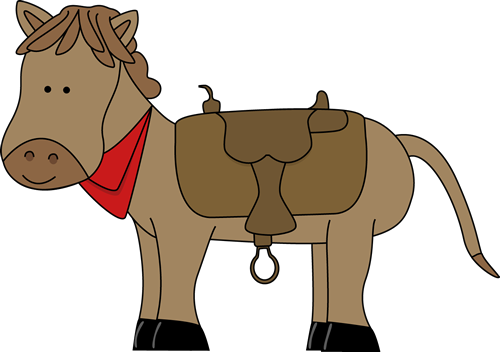 Western horse clip.