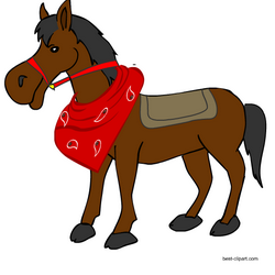 Free western cowboy horse clipart free