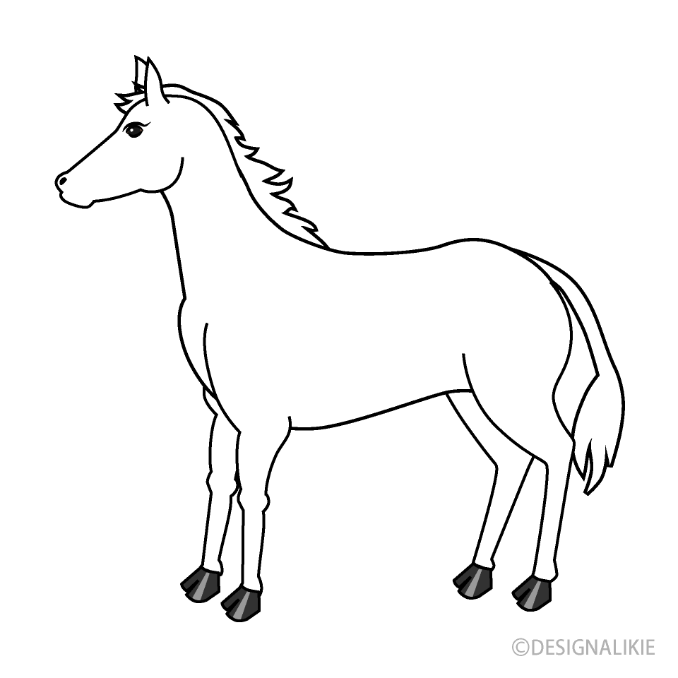 White Horse Clipart Free Picture