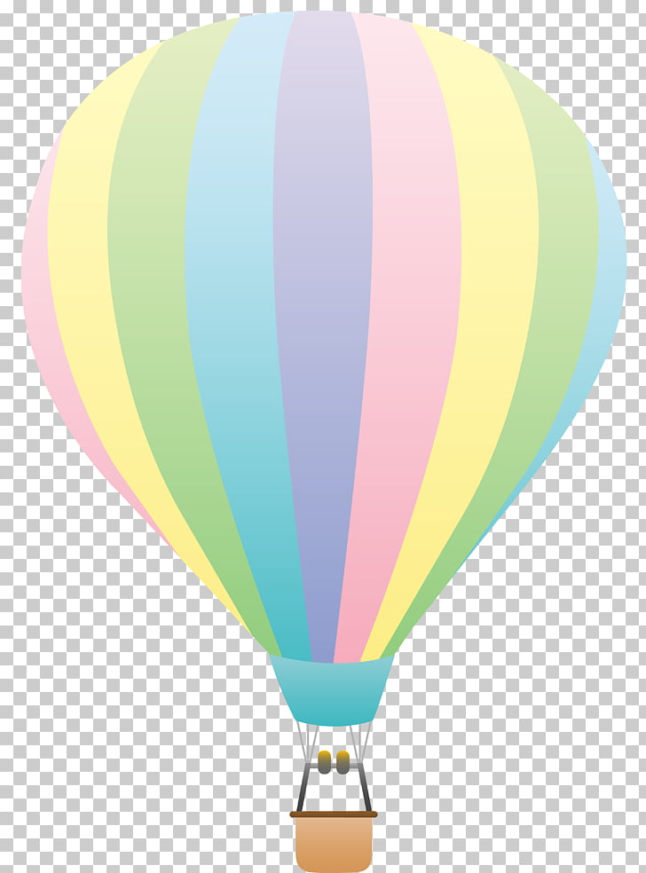Hot air balloon Pastel , pastel, multicolored hot air