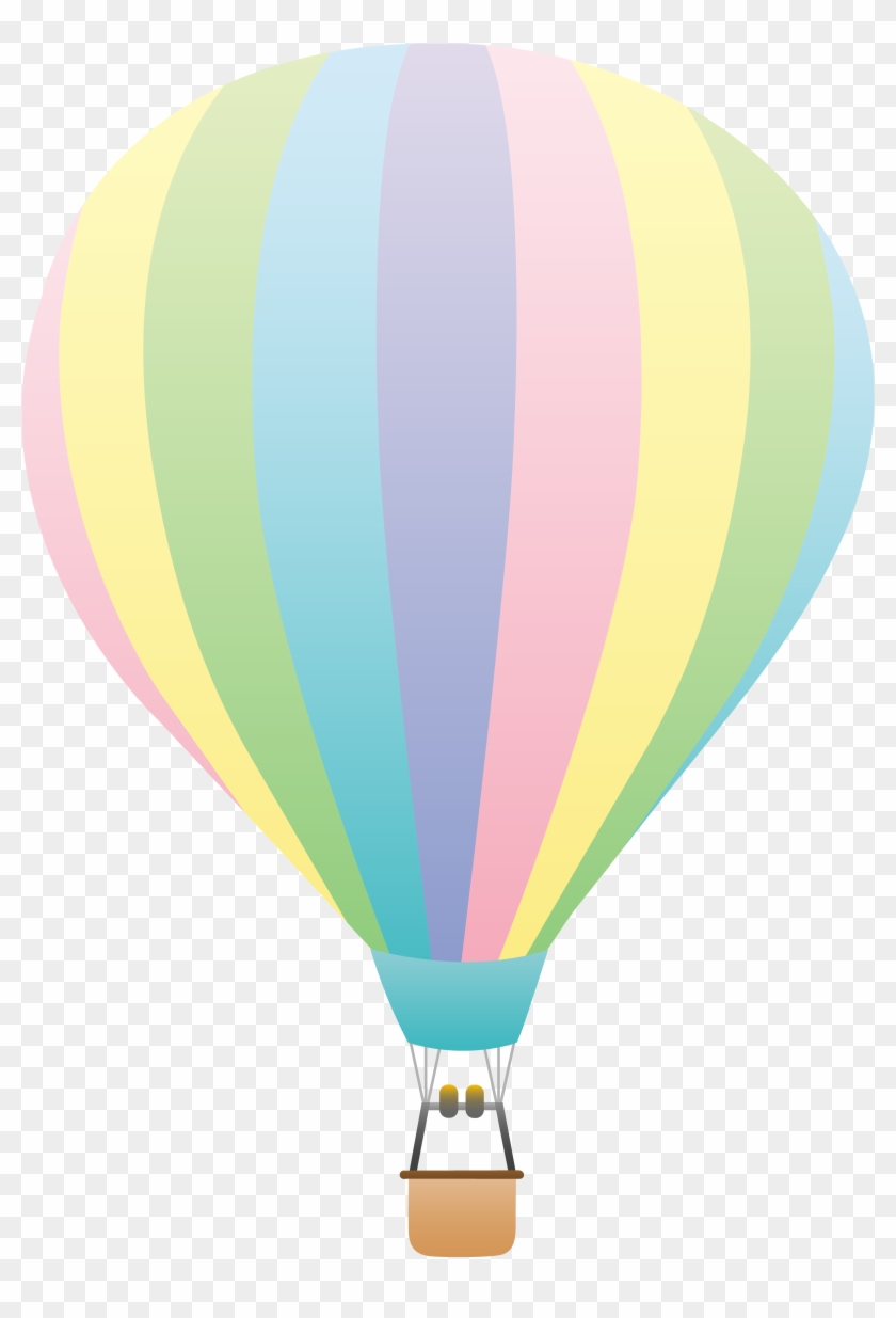 Hot Air Balloon Flight Paper Clip Art