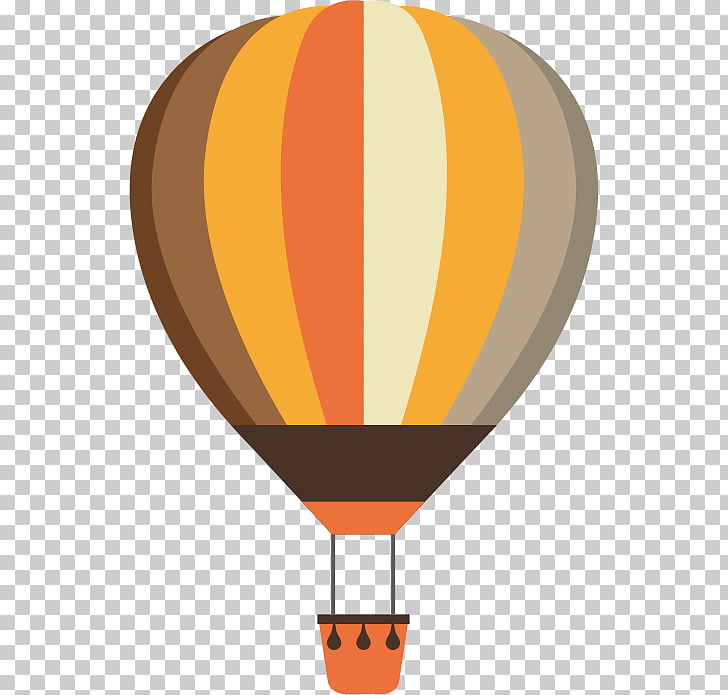 Balloon Gratis Gift, Simple flat cartoon hot air balloon