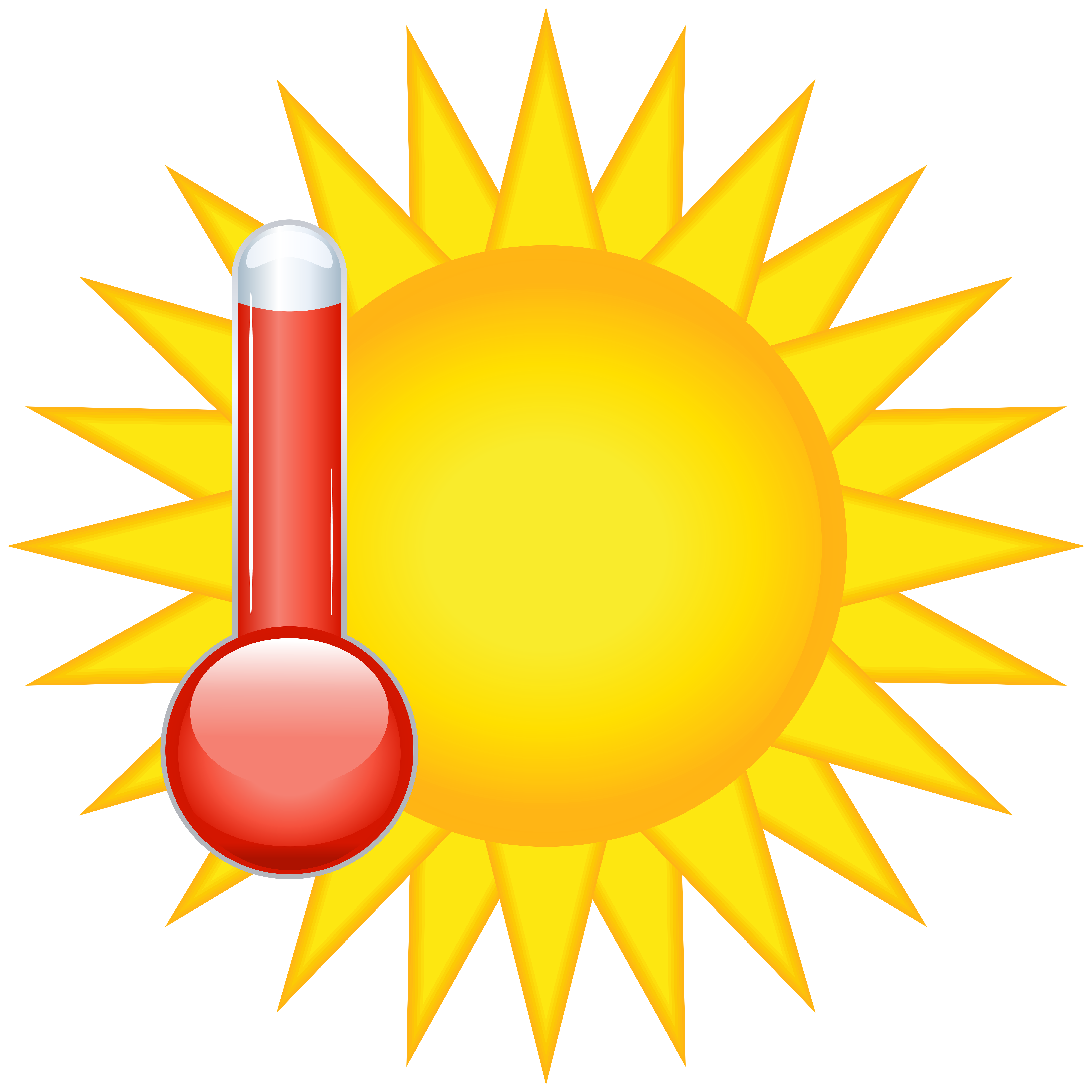Hot Weather Icon PNG Clip Art