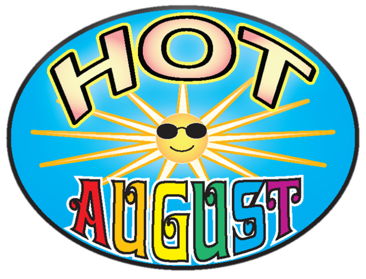 Hot clipart august.