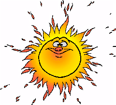 Hot Sun Cliparts