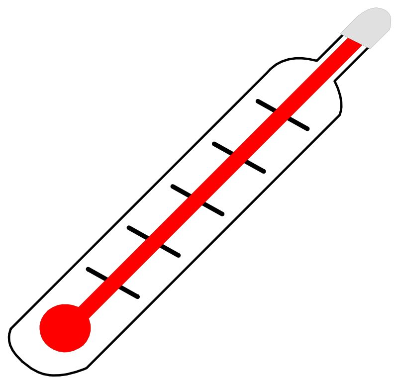 Free clipart thermometer.