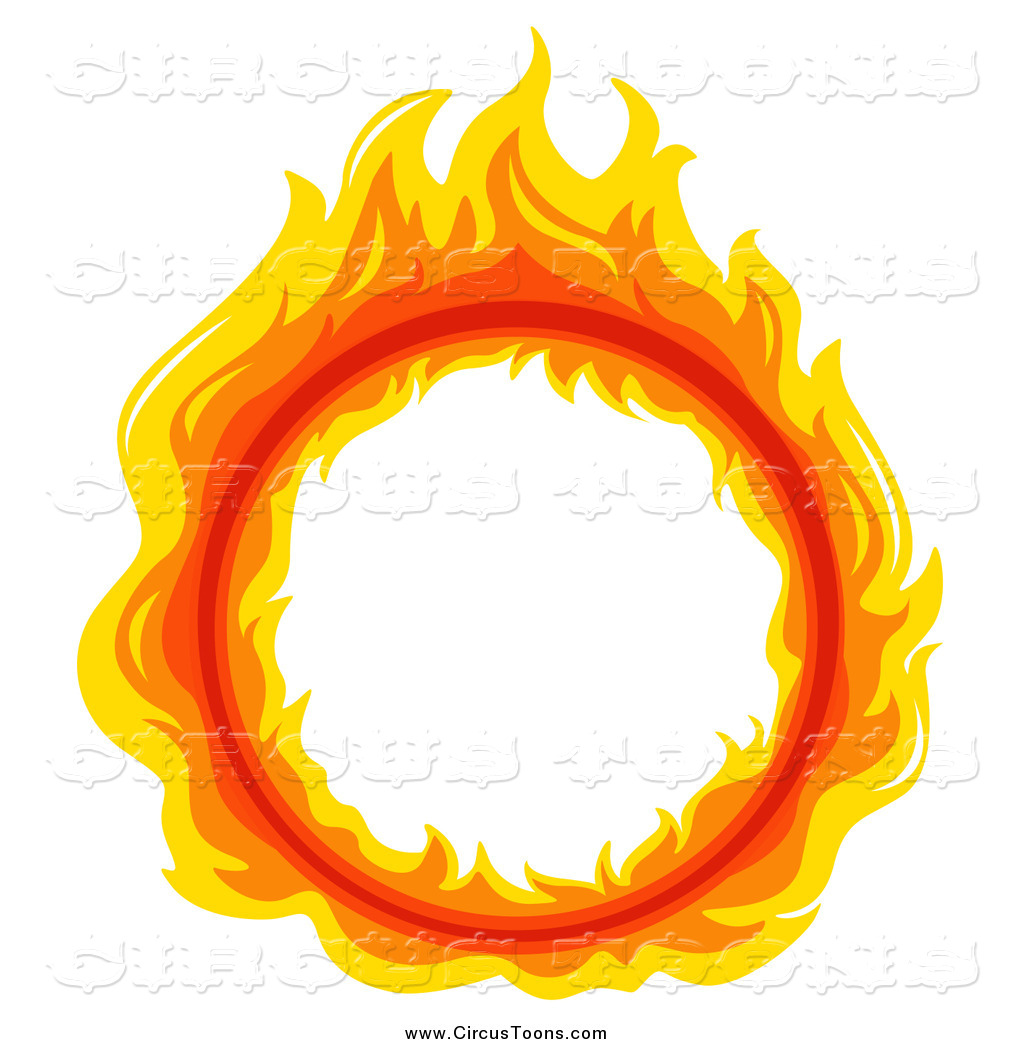 Flame outline clipart.