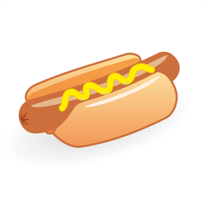 Hot dog clip art clipart image