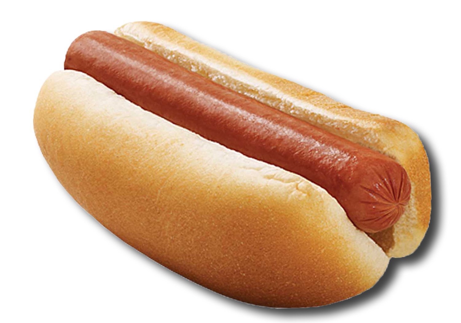 Hotdog clipart plain.