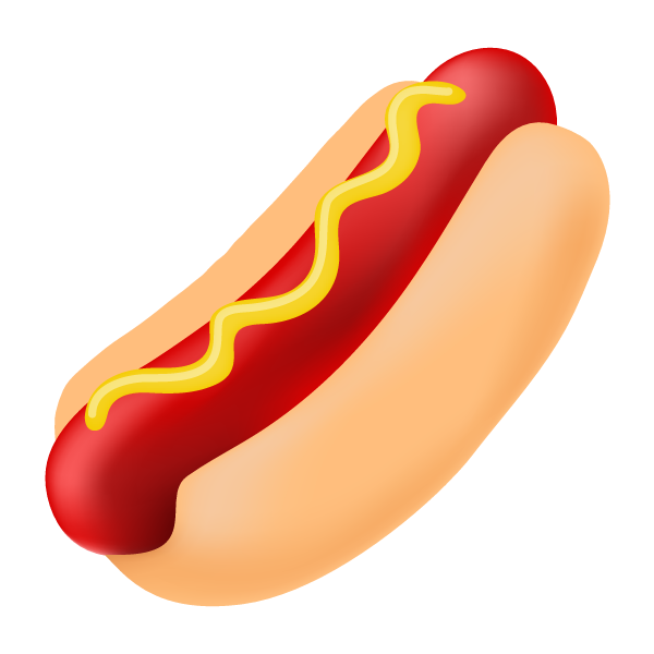 Hotdog Clipart Red 1 
