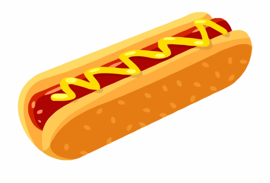 Hot dog transparent.