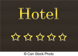 Five star hotel Clip Art and Stock Illustrations