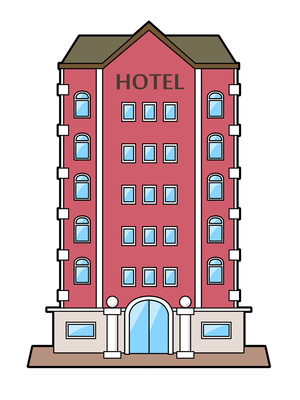 Best hotel clipart.