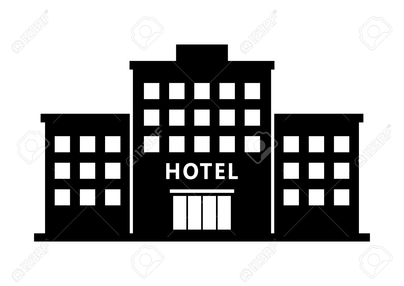 Hotel vector icon.