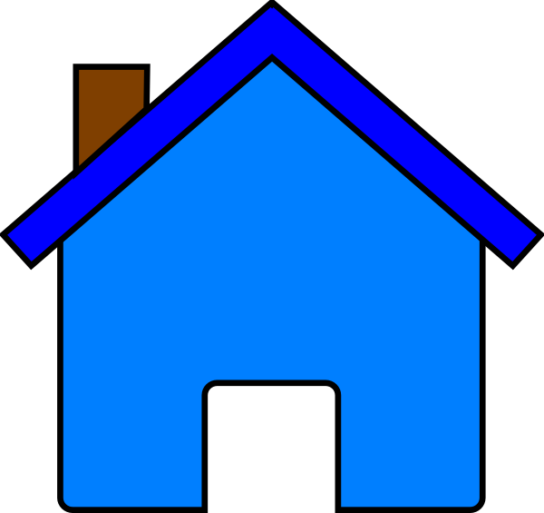 Free House Blue Cliparts, Download Free Clip Art, Free Clip