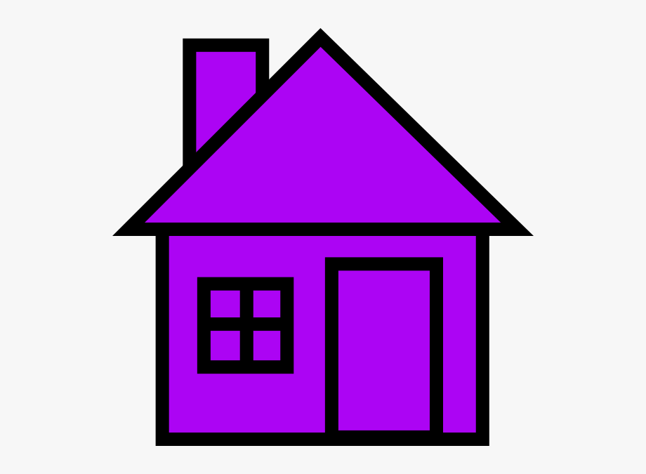 Purple house clip.