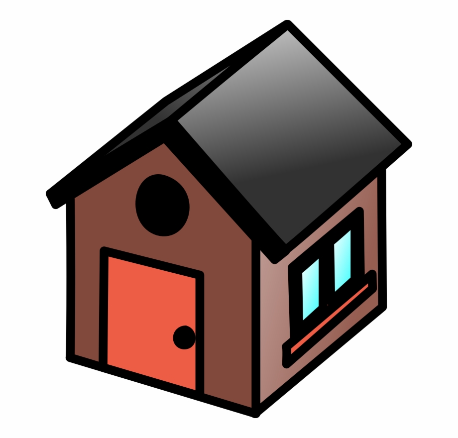 Small house clipart.