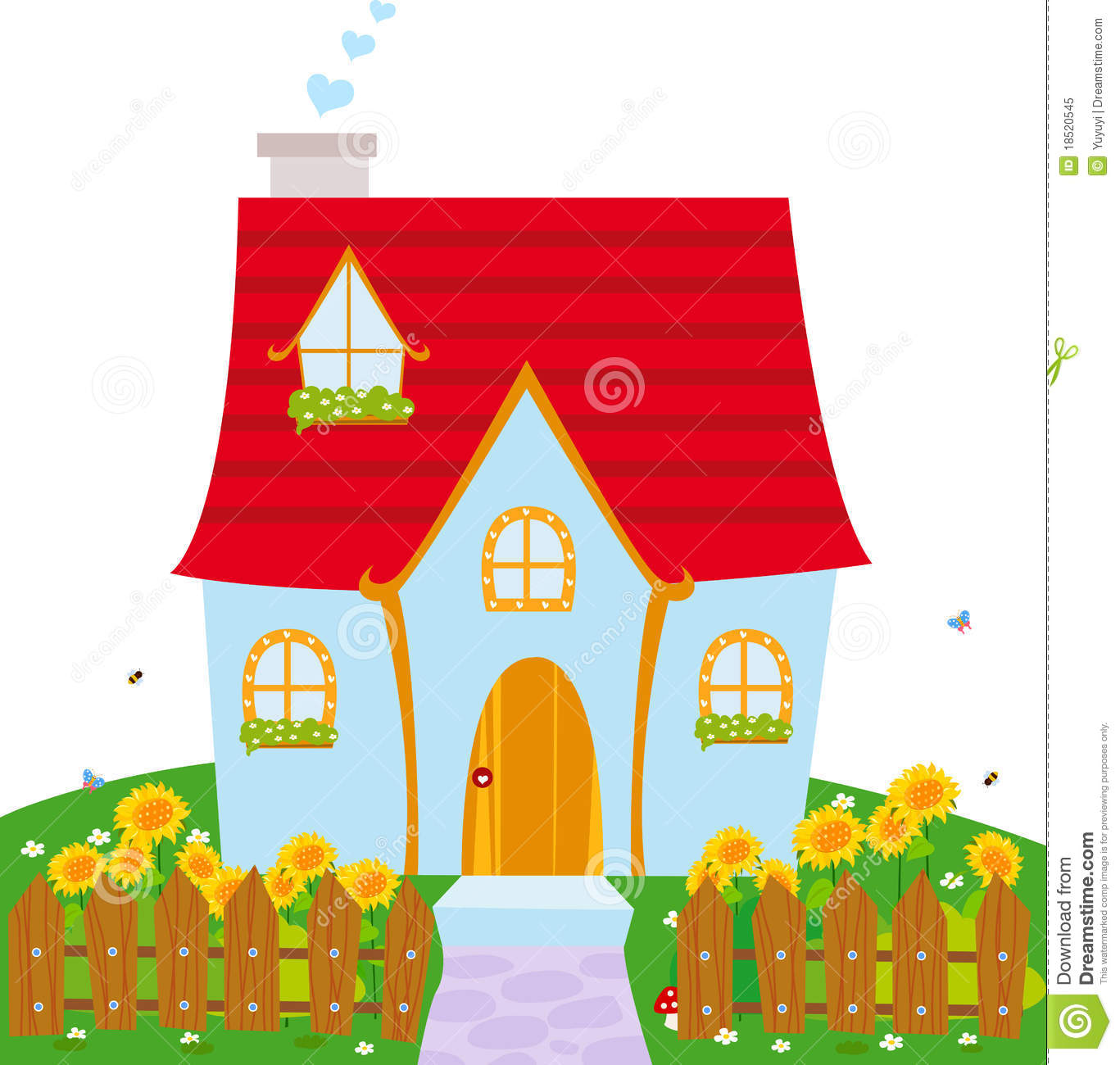 Cute House Clipart