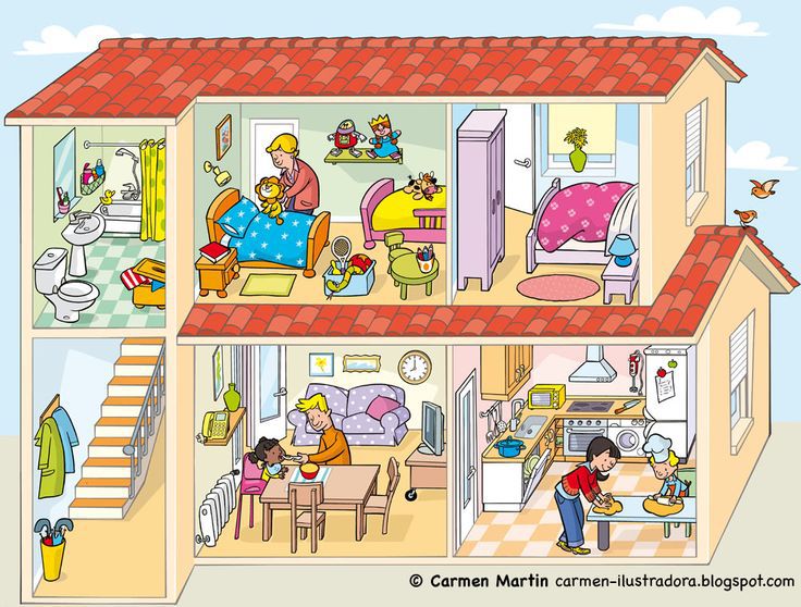 Parts of the house clipart