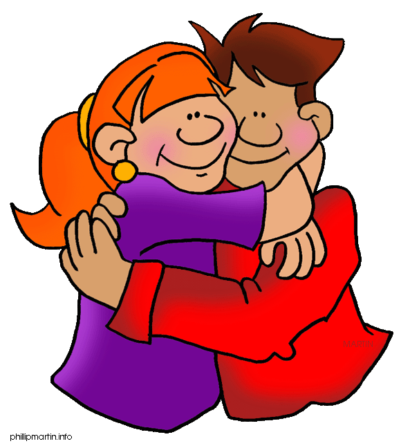 Clipart family hug.