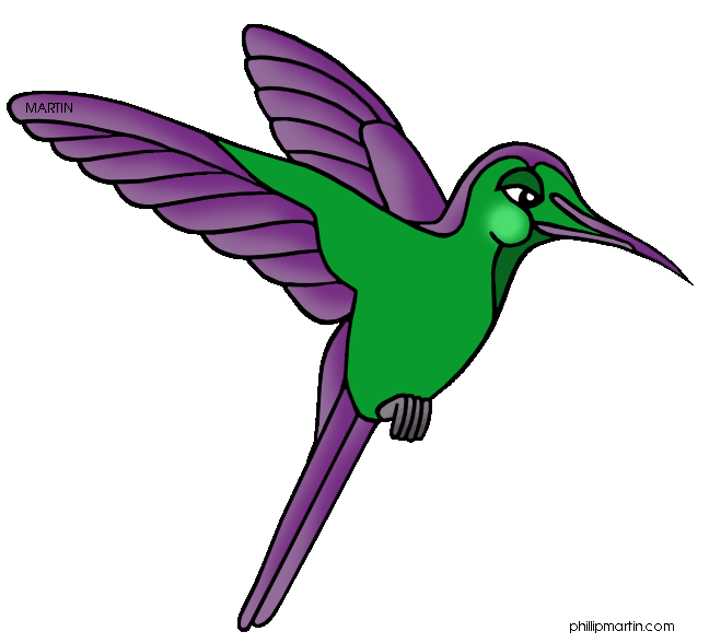 hummingbird clipart cartoon