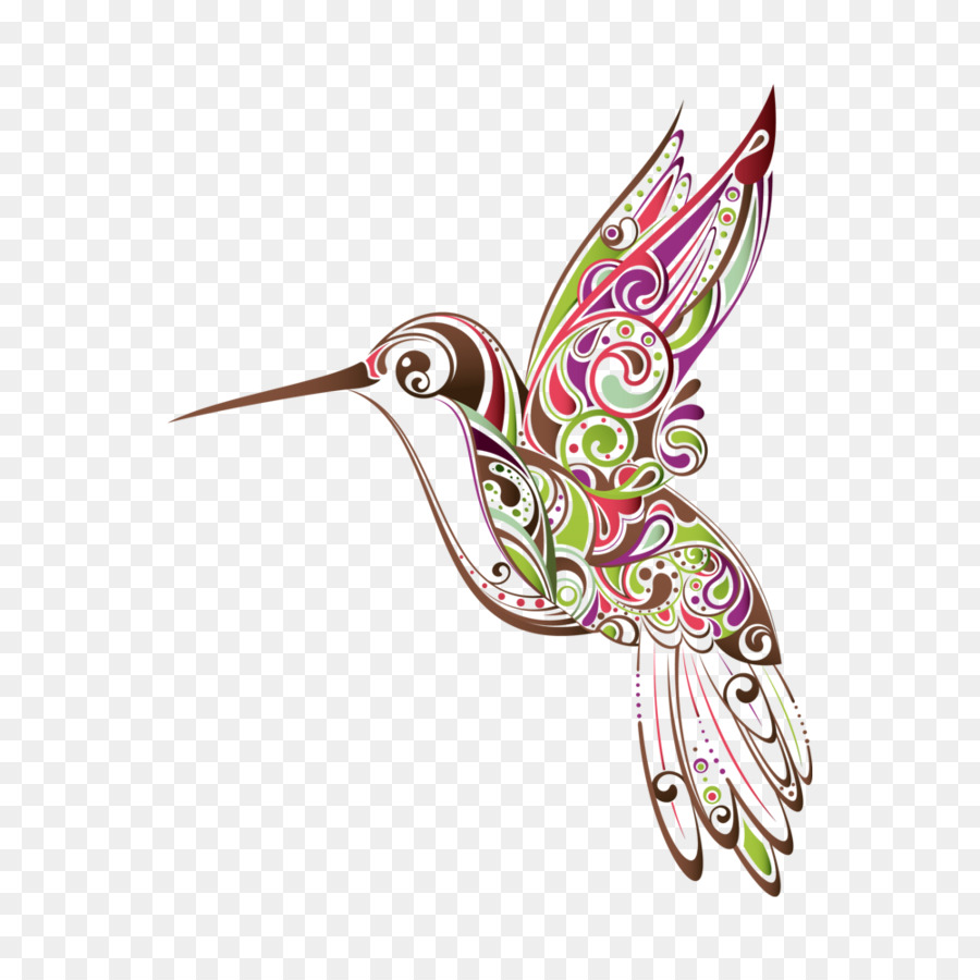 Hummingbird tattoo.