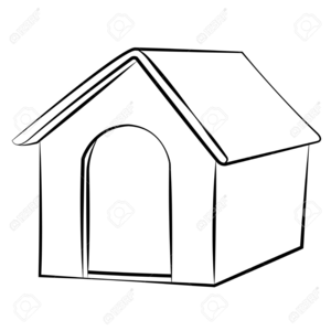 Hut Clipart line drawing
