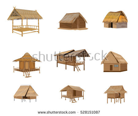 Village hut clipart
