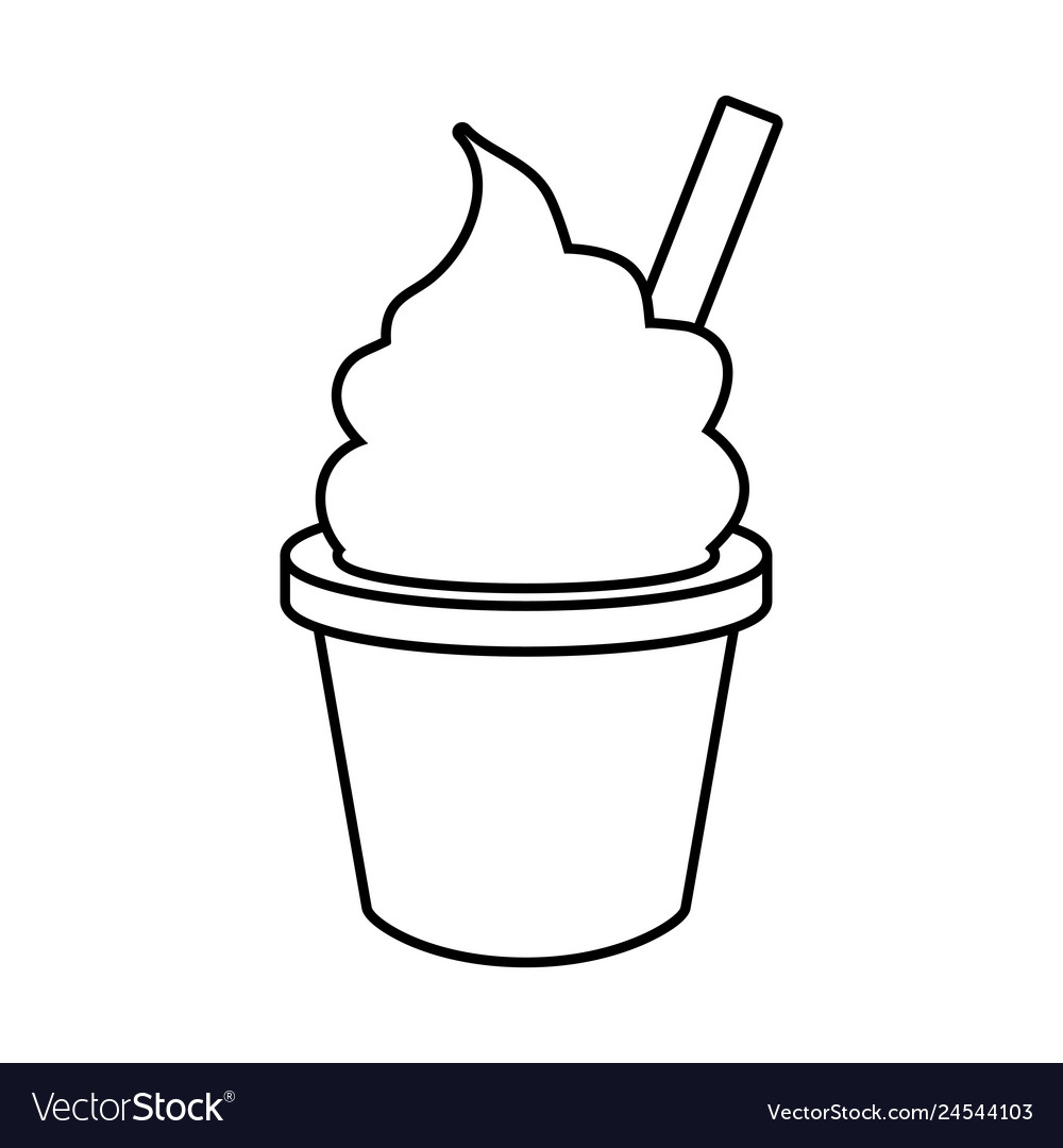 Ice cream cup.