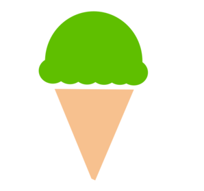 Mint icecream clip.